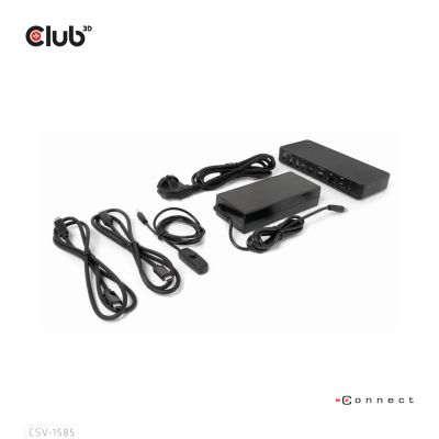 9. CLUB3D CSV-1585 KVM Switch Black