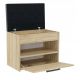4. Shoe cabinet with storage PARMA MINI 60x35xH49 sonoma