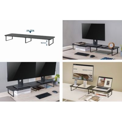 29. GEMBIRD 2-MONITOR STAND (RECTANGULAR SHAPE)