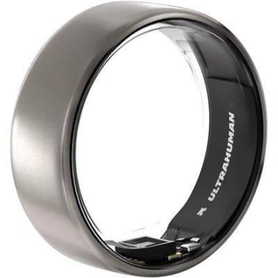 Ultrahuman | Ring Air | Raw Titanium | Size 10 | SmartRing