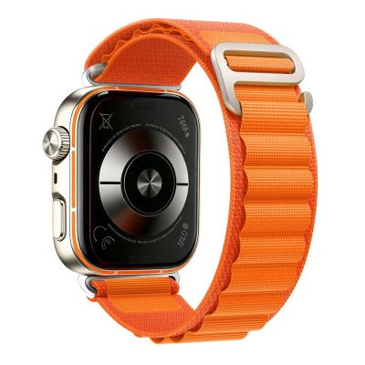 2. Tech-Protect Nylon Pro Strap for Huawei Watch Fit 3/4/4 Pro/5/5 Pro - Orange