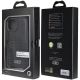 7. Audi Synthetic Leather Case with MagSafe for iPhone 15/14/13 - Black