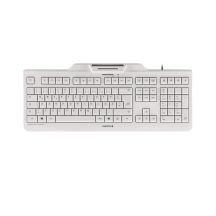 CHERRY KC 1000 SC Keyboard Office USB QWERTZ German Gray