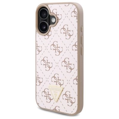 4. Guess New 4G Triangle Case for iPhone 16 Plus - White