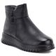 5. Comfortable women's ankle boots with a wedge, black Potocki PT16396