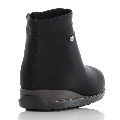 20. Women's insulated black ankle boots Rieker W 98251-00
