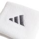 4. adidas Tennis Wristband Small Wristbands, 2 pcs., White, S KV9218