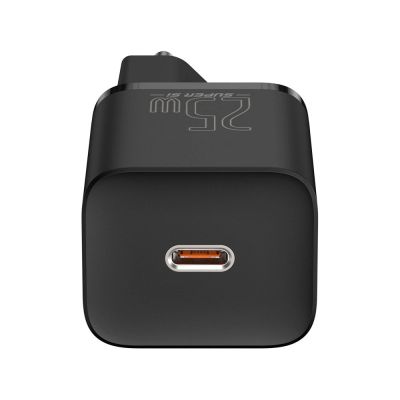 6. Baseus Super Si 1C fast charger USB Type C 25W Power Delivery Quick Charge black (CCSP020101)