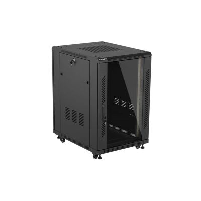 10. LANBERG FLOOR RACK CABINET 19" 18U 600X800 BLACK