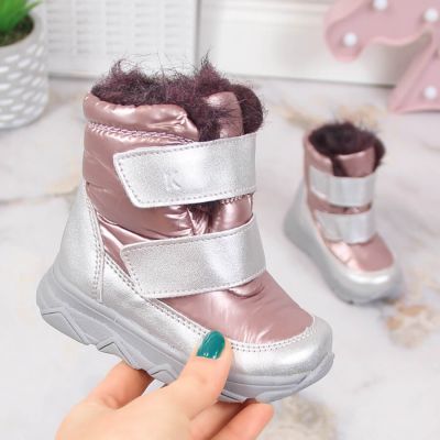 2. Kornecki Jr KOR6895B Waterproof Velcro Membrane Snow Boots