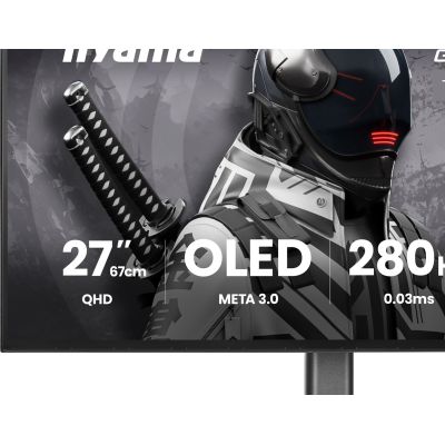 7. iiyama G-MASTER GOB2701QSC-B1 computer monitor 68.6 cm (27") 2560 x 1440 px 2K Ultra HD OLED Black