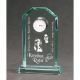 9. Engraved glass trophy with case