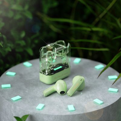 2. Dudao U18Pro Bluetooth 5.3 TWS wireless headphones - green