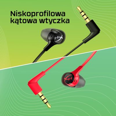 41. HyperX Cloud Earbuds II RED