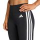 4. Women's adidas 3/4 Optime Essentials Workout 3-Stripes Leggings Black KE6062