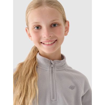 7. Children's fleece thermal underwear (top) 4F Junior 4FJRAW24UFLEU062-25S