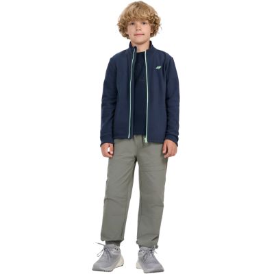 7. Boy's fleece 4F M413 navy blue 4FJWAW25TFLEM413 31S