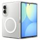 2. Spigen AirSkin MagFit MagSafe Case for Samsung Galaxy Z Fold 8 - Clear and White