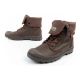8. Palladium Men's Baggy Coated High Top Sneakers, Fashionable Dark Brown