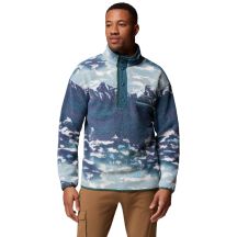Columbia Helvetia II Printed Half Snap Fleece 2098461461 Blue L