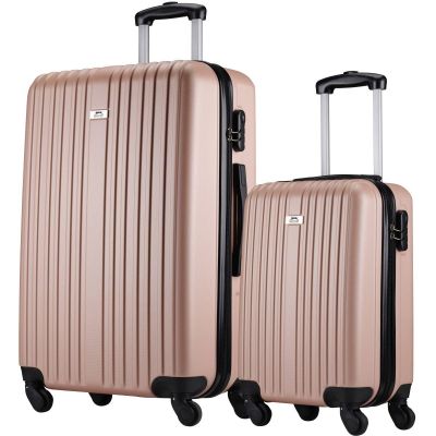 9. SET OF 2 SUITCASE 18 AND 26 INCHES SLAZENGER ROSE GOLD
