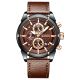12. Men's Watch Giewont Chronograph Sapphire Black Brown GW8810-A3