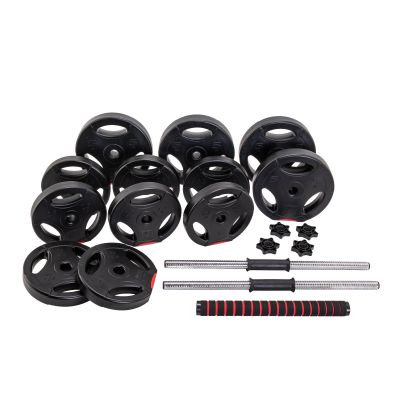 3. BODY SCULPTURE SET 2 IN 1 BAR BELL AND DUMBBELL 40KG BW 7540