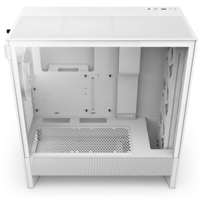 8. NZXT H5 Flow RGB Midi Tower White