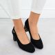 18. Suede high heel pumps Sergio Leone W SK314D black