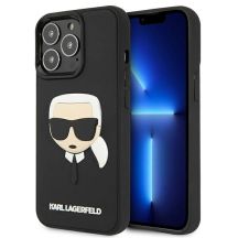 Karl Lagerfeld 3D Rubber Karl's Head Case for iPhone 13 Pro / iPhone 13 - Black