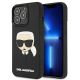 Karl Lagerfeld 3D Rubber Karl's Head Case for iPhone 13 Pro / iPhone 13 - Black