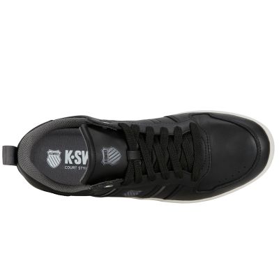 2. K-Swiss Lozan Match Lux men's sports shoes leather sneakers black (04308-032-M)