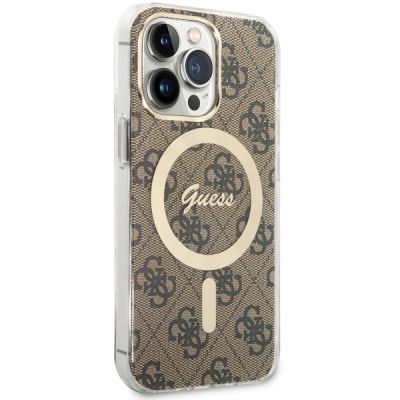 3. Guess GUHMP13LH4STW iPhone 13 Pro / 13 6.1" brown/brown hardcase 4G MagSafe