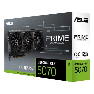 2. ASUS PRIME GeForce RTX 5070 OC 12GB Graphics Card