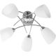 2. Classic chandelier ceiling hanging lamp Activejet NIKITA Nickel 5xE27 for the living room