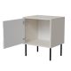 4. INSERTO bedside table 2 pcs 50x40x61.5 cashmere + LED