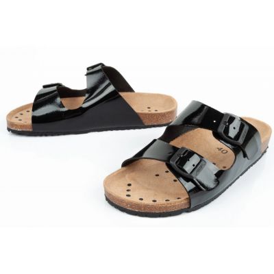 9. Abeba Sandals Black W 8088 Work Flip-Flops