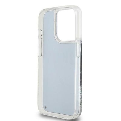 7. DKNY Liquid Glitter Big Logo iPhone 14 Pro Case - Black