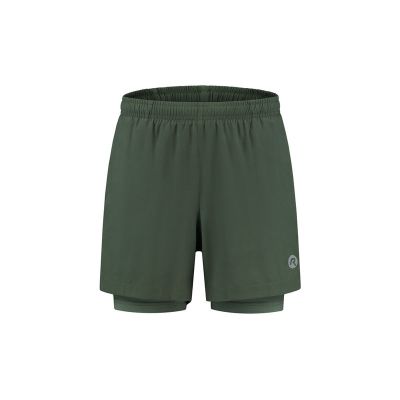 Rogelli 2in1 ESSENTIAL shorts green 3XL