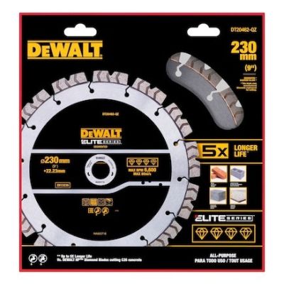 5. DeWALT DT20462-QZ Diamond Blade 23 cm Diamond Blade for Segmented Edge