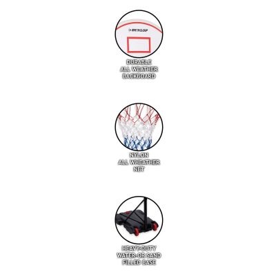 8. DUNLOP ADJUSTABLE BASKETBALL SET 1.65-2.05M
