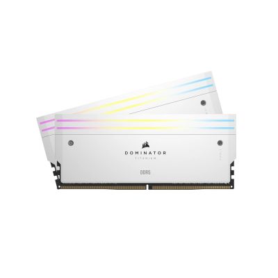 14. Corsair Dominator Titanium CMP64GX5M2B6000C30W Memory Module 64GB 2x32GB DDR5 6000MHz