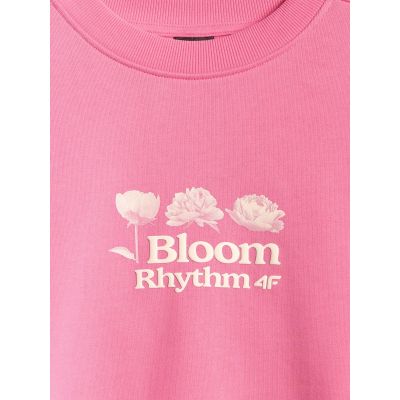 8. Women's loose sweatshirt without hood 4F 4FRSS26TSWSF2832-54S