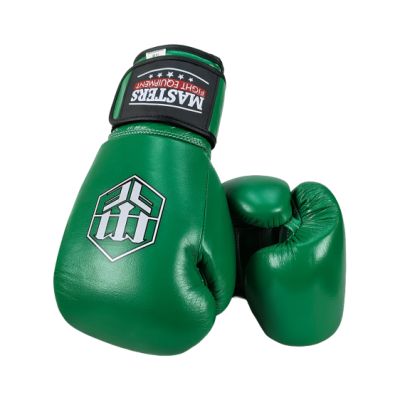 3. RBT-GREENSTRIKE Leather Boxing Gloves 12 oz Green