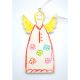 SET OF TWO DIY ANGEL PENDANTS 5x0.5x10.5CM