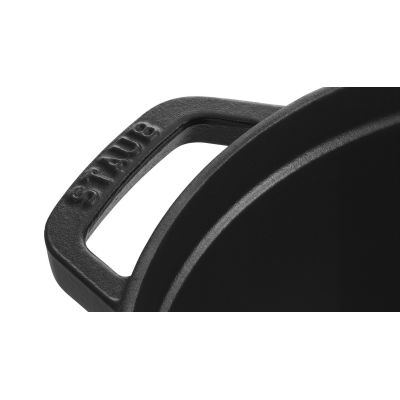 9. Cast iron pot, round, tall, STAUB 40502-285-0 - black, 4.8 ltr