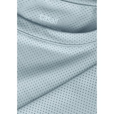 5. CASALL Women's Laser Mesh Tee Blue