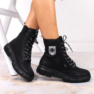 22. Rieker W RKR557 waterproof comfortable ankle boots