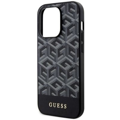 6. Guess GUHMP14LHGCFSEK iPhone 14 Pro 6.1" black/black hardcase GCube Stripes MagSafe
