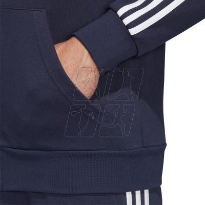 6. Adidas Essentials 3 Stripes FZ French Terry M DU0471 sweatshirt